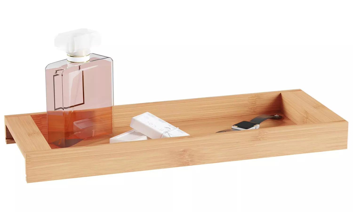 Lavish Home Bamboo Bathroom Vanity Tray - Second Medium