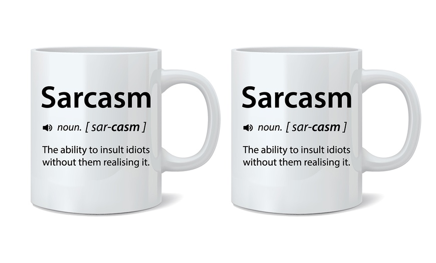 Image 43: One or Two Definition Novelty Mugs