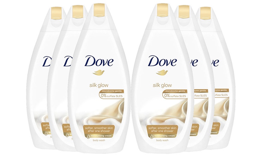 Image 6: Six Dove Cream Body Washes