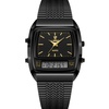 Image 5: Men's Luminous Dual-Display Quartz Watch