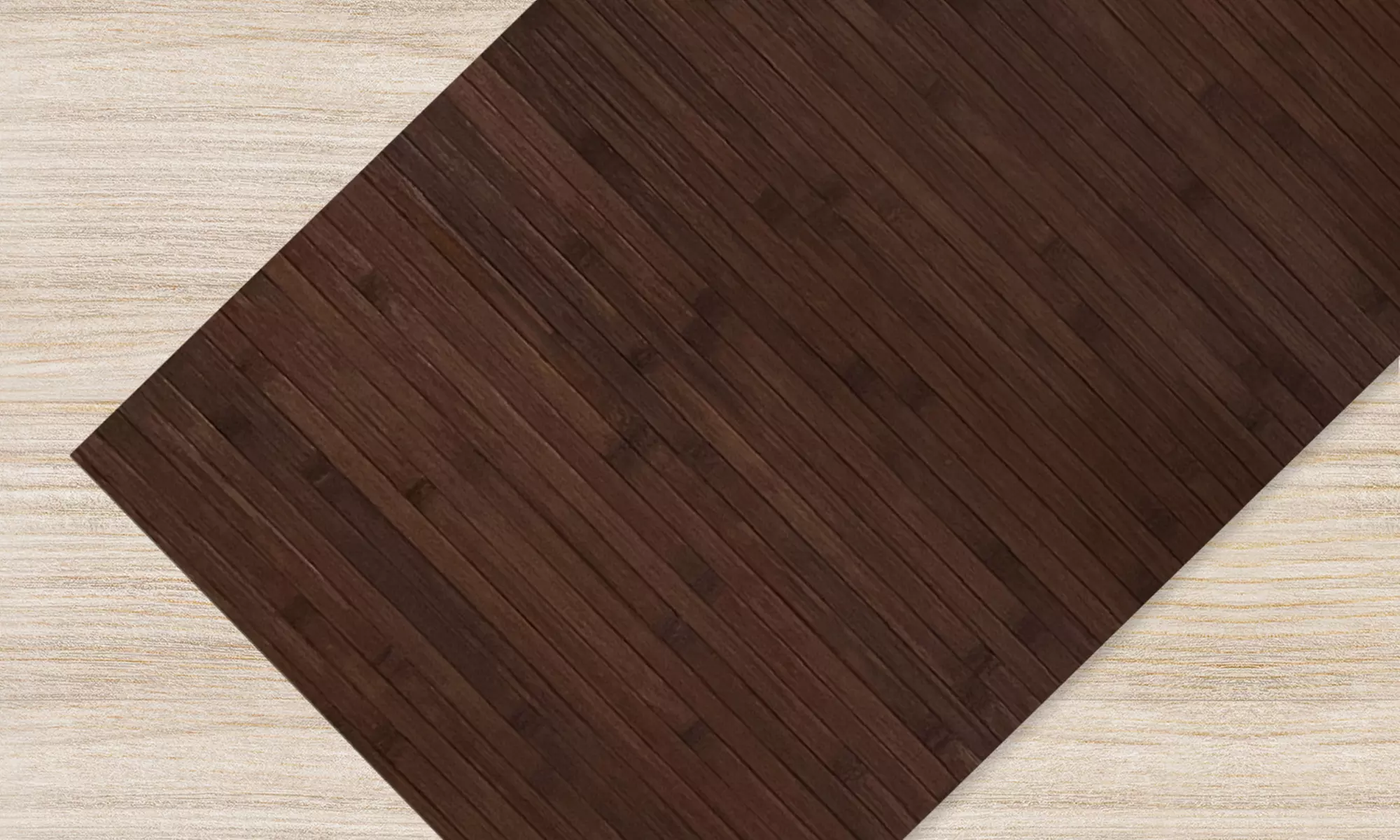 Teppich-Läufer aus Bambus