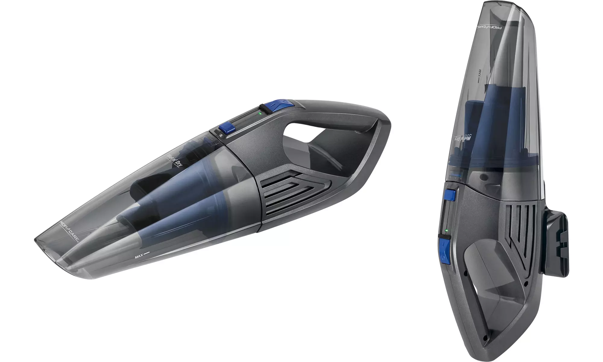 Aspirateur à main eau et poussière Proficare avec support mural et accessoires - Primary Image