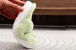Slip-on Grinch-Inspired Faux Fur Slippers - Second Medium