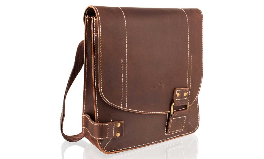 Image 17: Woodland Leathers Men's Bag