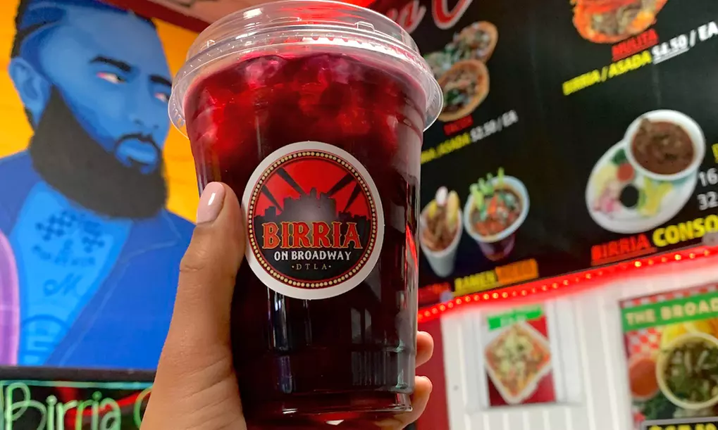 Choice of Food and Drinks at Birria On Broadway