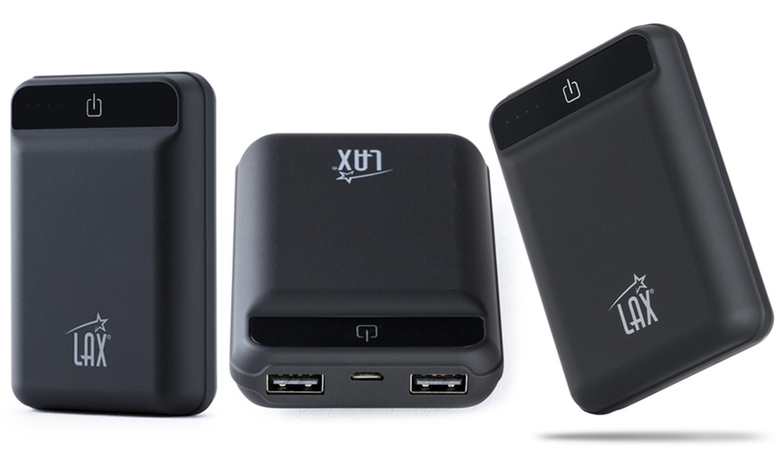 Portable Credit Card-Sized 10,000mAh Dual-USB Power Bank | Groupon