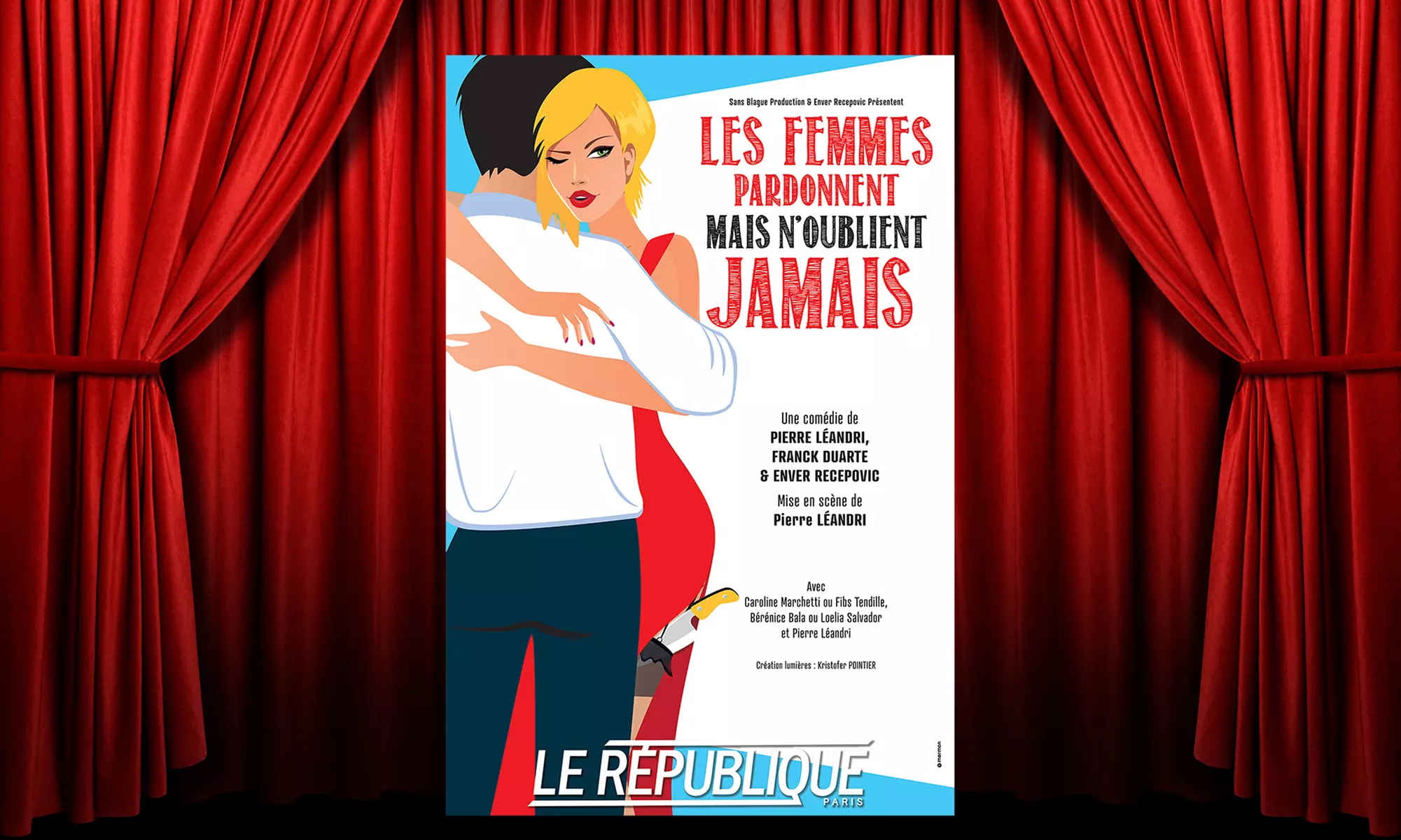 1 place pour "Les femmes pardonnent mais n'oublient jamais", date au choix, au République (67% de réduction) - Primary Image