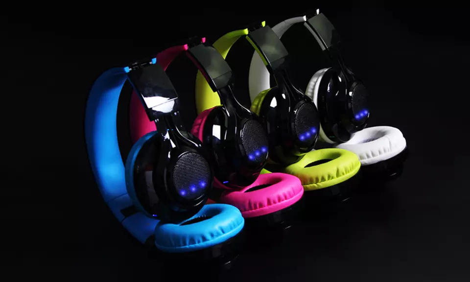 Bluetooth-Headphones mit Ultra-Bass in versch. Neonfarben inkl. Versand - Primary Image