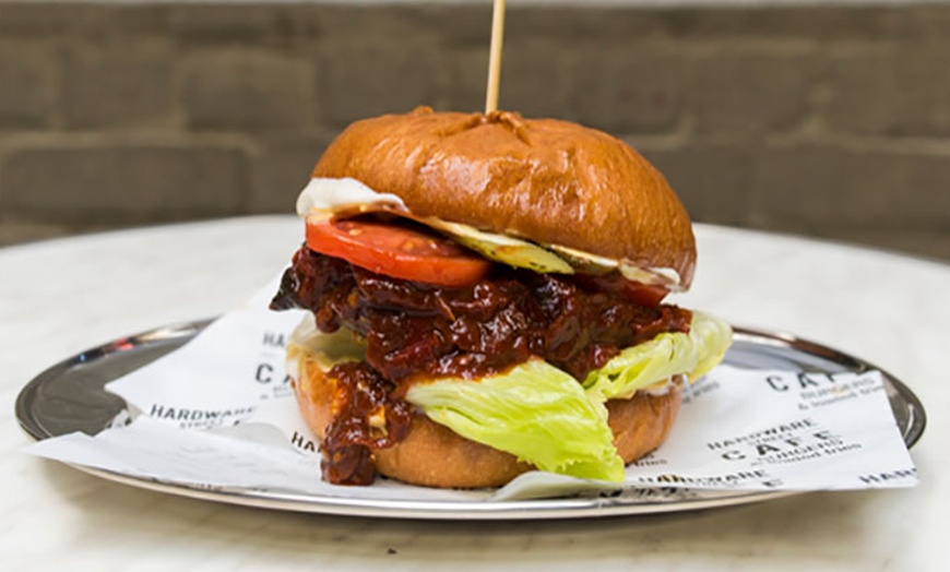 Image 1: Burgers with Beer for Two