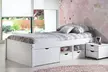 Letto Zeus Evergreen House, con contenitore e comodino estraibile, in pino massello verniciato ad acqua - Image 2