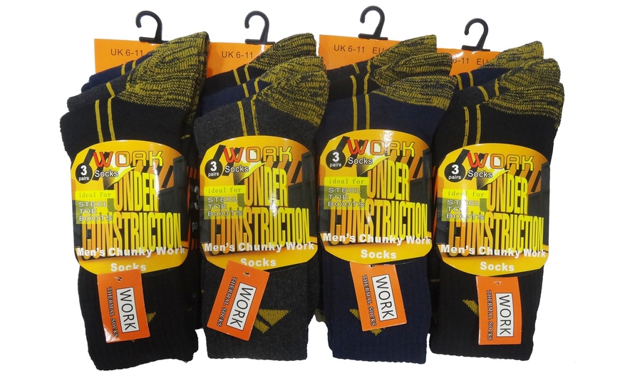 Image 7: Men's Work Socks 12-Pack