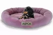 ASPCA Round Velvet Bolster Dog Bed - Second Medium