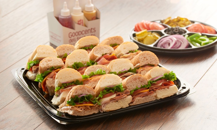 Sandwich Party Tray - Goodcents Deli Fresh Subs | Groupon