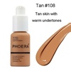 Image 9: Phoera Foundation Makeup Full Coverage Liquid Base Brighten Long Lasting Shade