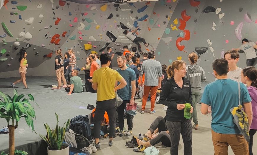 Image 3: One Day Indoor Climbing Pass with Gear & Expert Instruction 