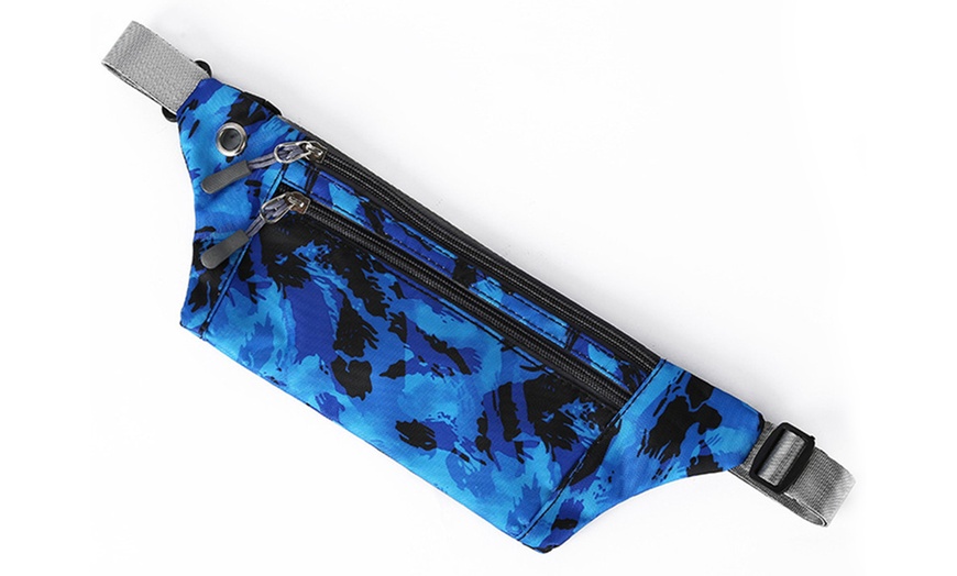 Image 8: Camouflage Sport Waist Belt Bag