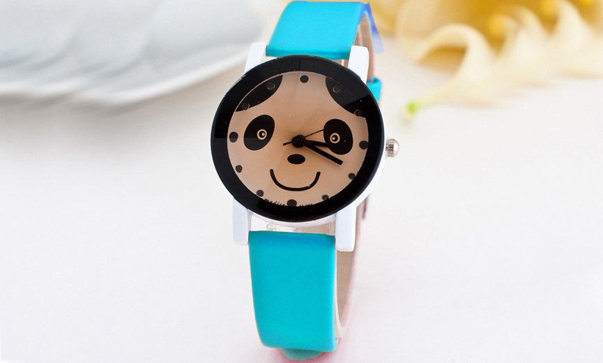 Image 3: Unisex Panda Dial Watch