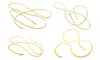 18K Yellow Gold Plated Sterling Silver Chains Made in Italy (Multiple Styles)
