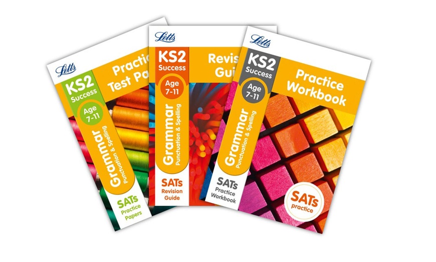 Image 1: Three Letts SATs Revision Books