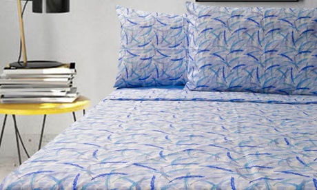 Completo letto matrimoniale, disponibile in 5 colori e 3 fantasie