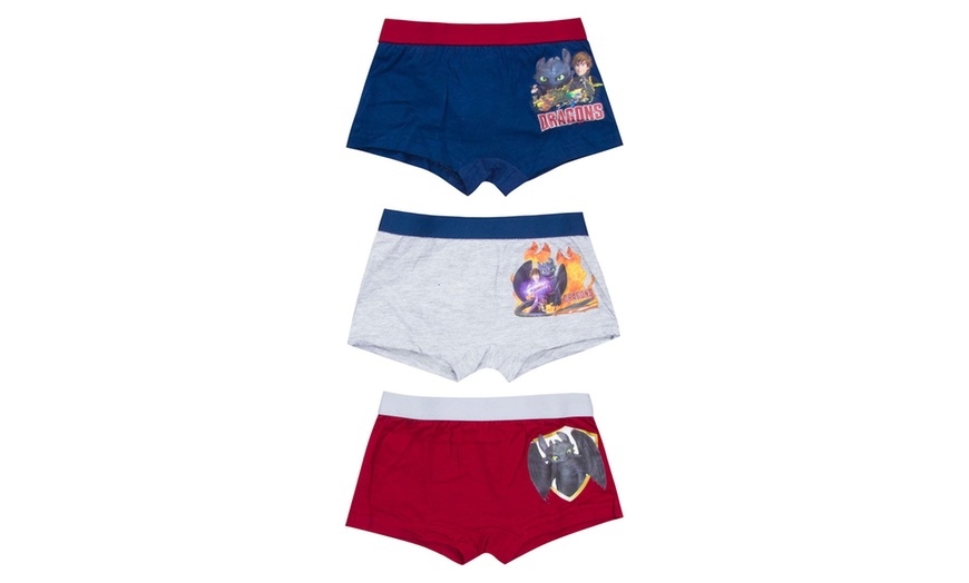 Image 7: DreamWorks Dragons Underwear Set