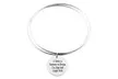 Pink Box Stainless Steel Double Layer Inspirational Bangle - Second Medium