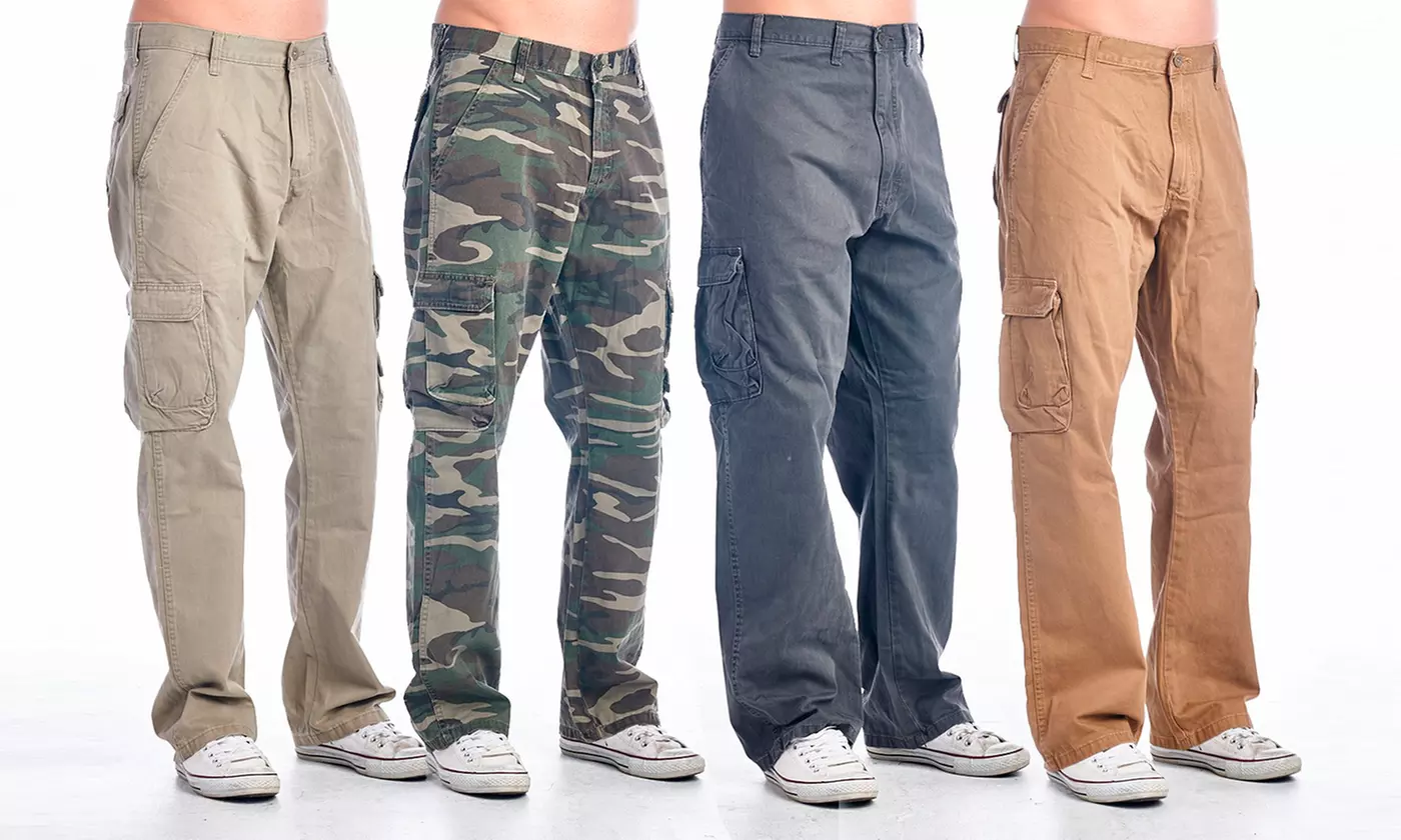 Men's 8-Pocket Cargo Pants - Primary Image