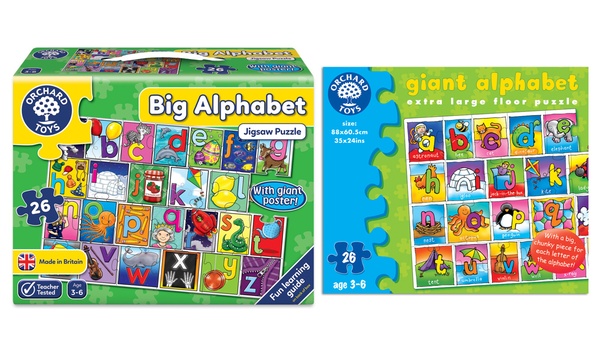 orchard toys big alphabet puzzle