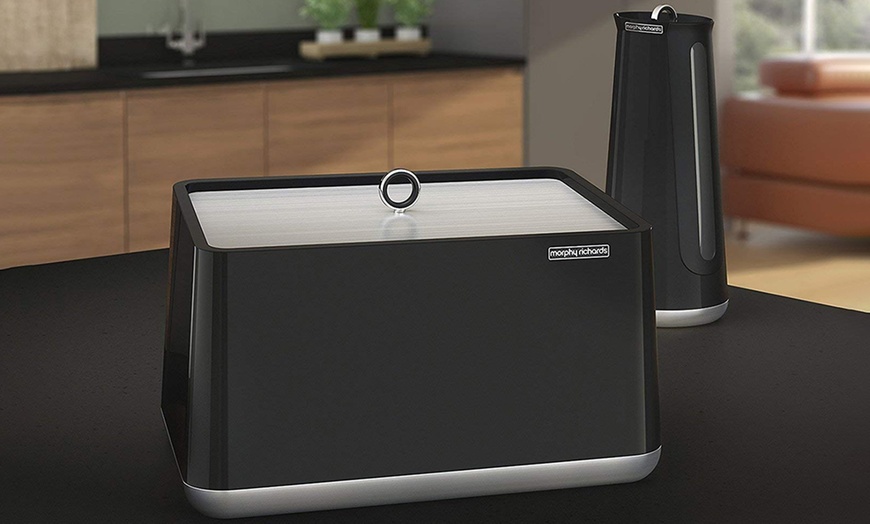 Image 3: Morphy Richards Aspects Bread Bin