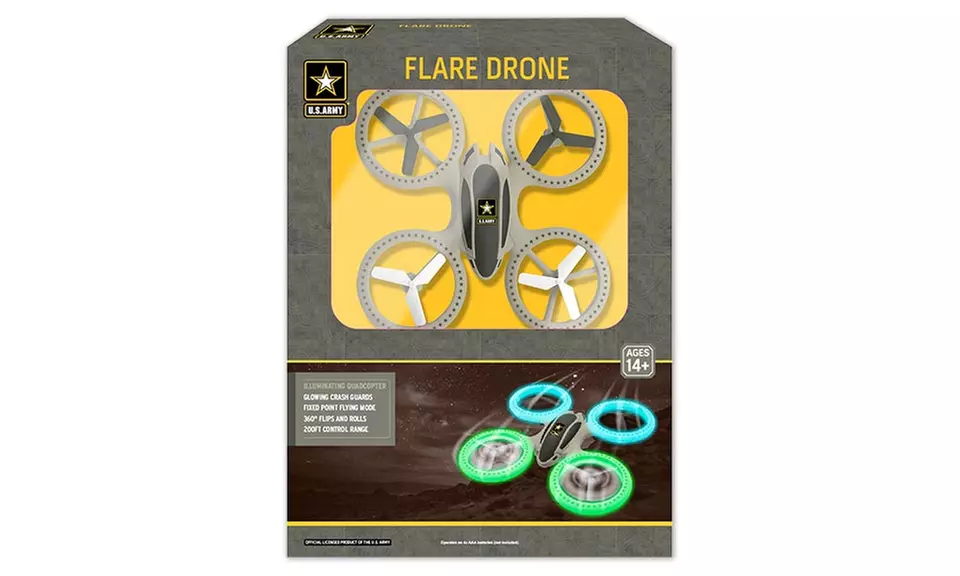 US Army Flare Drone with Glowing Crash Guards - Second Medium