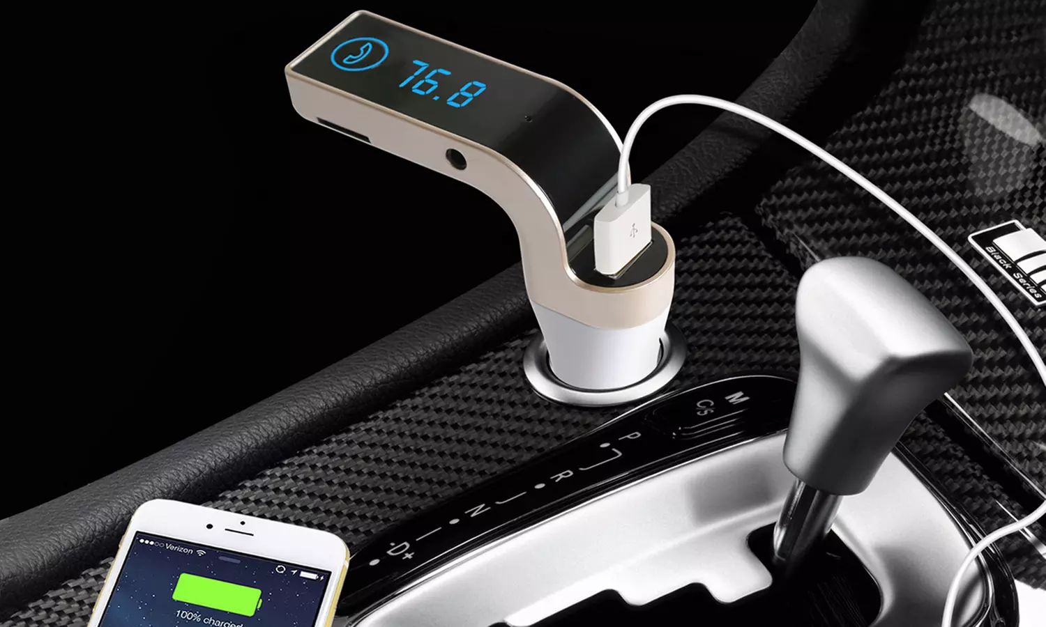 iMounTEK Wireless Bluetooth FM Transmitter Car Kit - Primary Image
