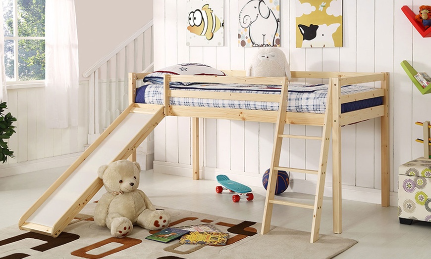 Image 4: Cabin Bed Mid-Sleeper with Slide
