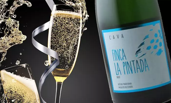 Three Bottles of Finca la Pintada Brut Cava with Shipping Included ($95 value) - Primary Image