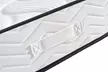 Sommier orthopédique, cadre lit métallique, lattes réglables, revêtement carbone, pieds inclus, option matelas, Sampur - Second Medium