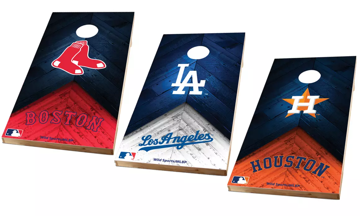 MLB 2'x4' Premium Tailgate Toss Cornhole with Bean Bags - Primary Image