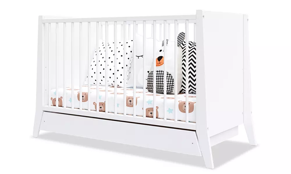 Lit à barreaux évolutif 60 x 120 cm "Timeo" en bois