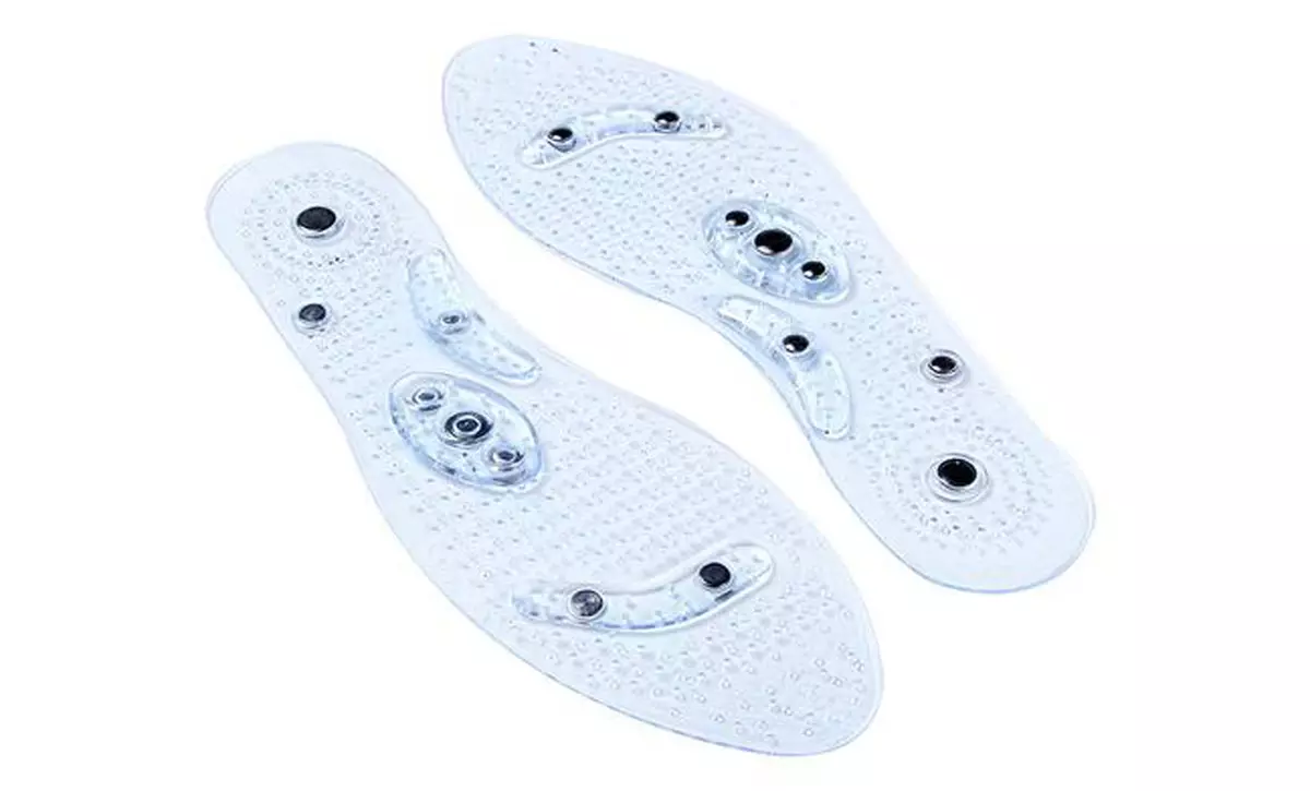 1, 2 ou 3 paires de semelles magnétiques unisexes, pointure unique 36-43 - Primary Image