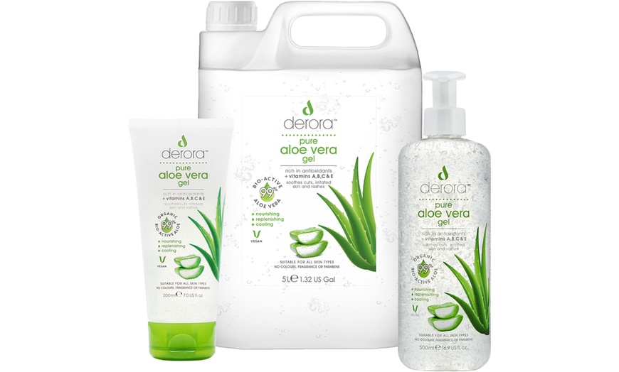 Image 1: Derora Aloe Vera Gel in a Choice of Sizes