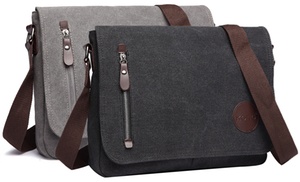 Men's Canvas Messenger Bag