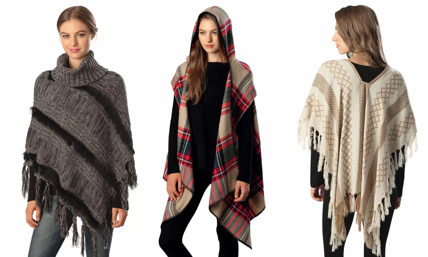 Women's Fashion Ponchos - Primary Image