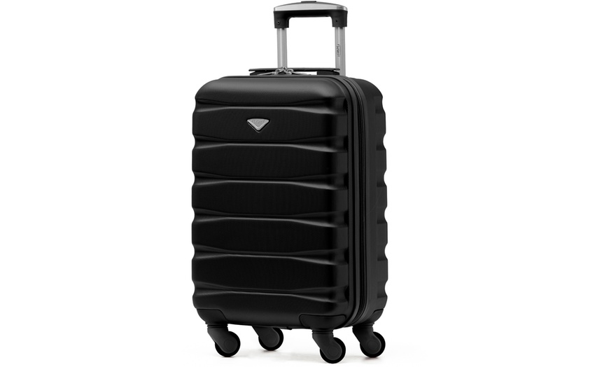 Image 21: Flight Knight Lightweight 4 Wheel Cabin Suitcase (Approved for 100+ Airlines)