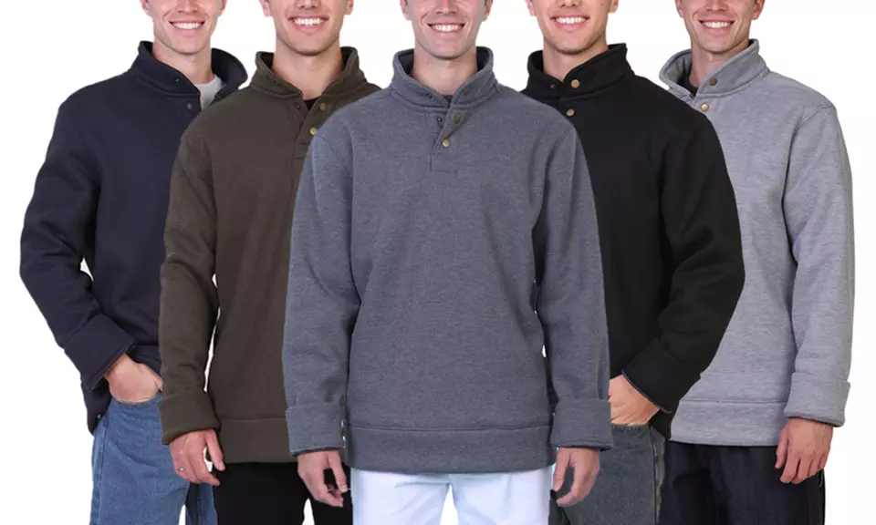 Maxxsel Men's Fleece-Lined Heavy Thermal Shirt (S-3XL) - Primary Image