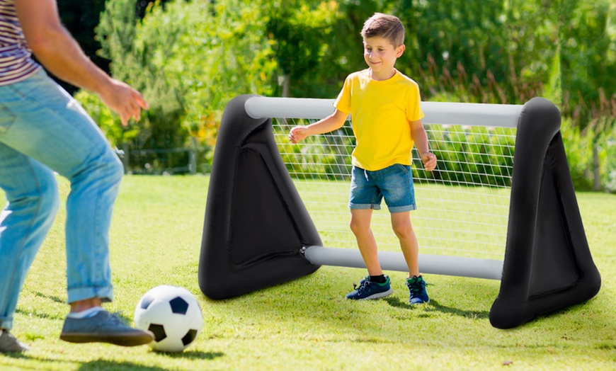 Image 2: Inflatable Football Goal
