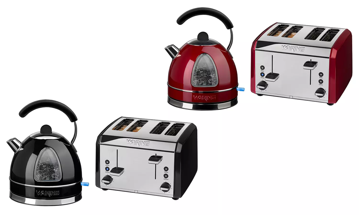 Waring 1.7L Kettle and  Four-Slice Toaster Set - Primary Image