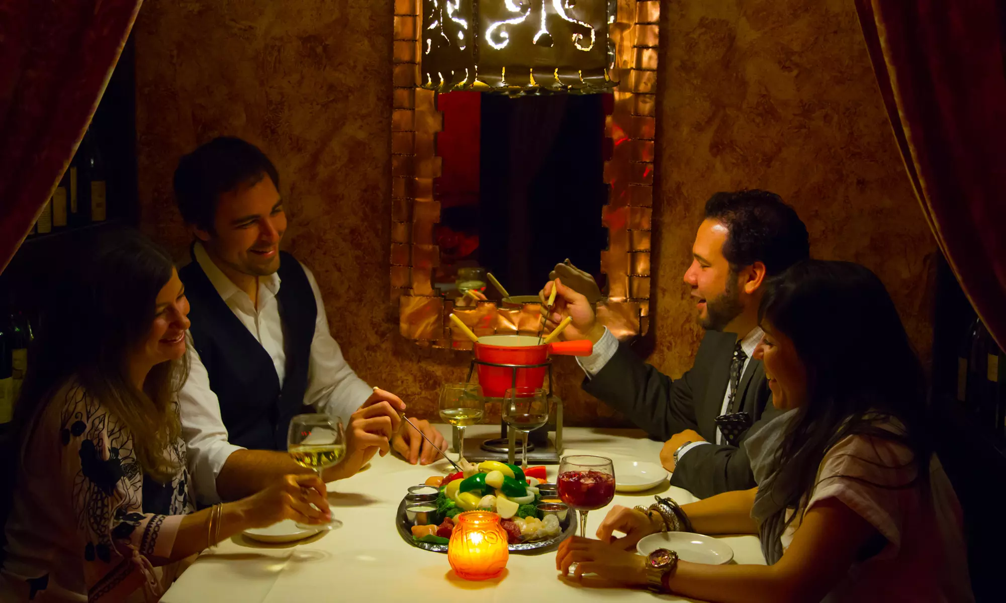 Romantic Fondue Dining at Geja's Cafe (Up to 55% Off). Two Options Available.  - Primary Image