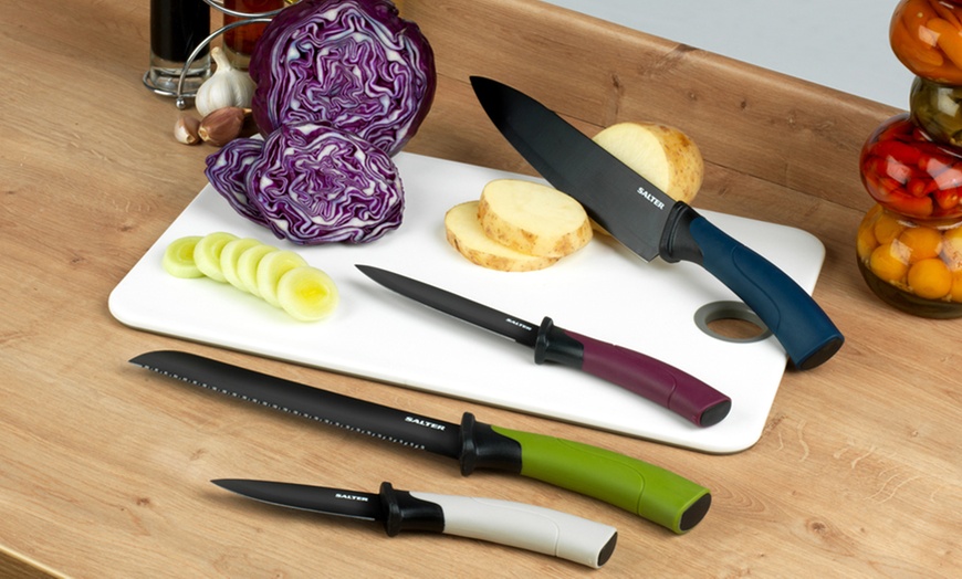 Image 1: Salter Four-Piece Knife Set