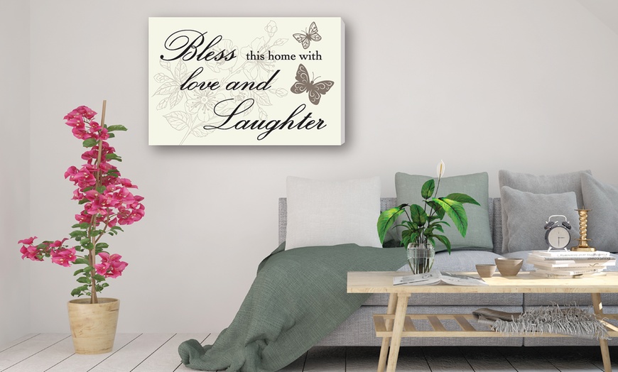 Image 6: Family Quote Canvas in 7 Designs