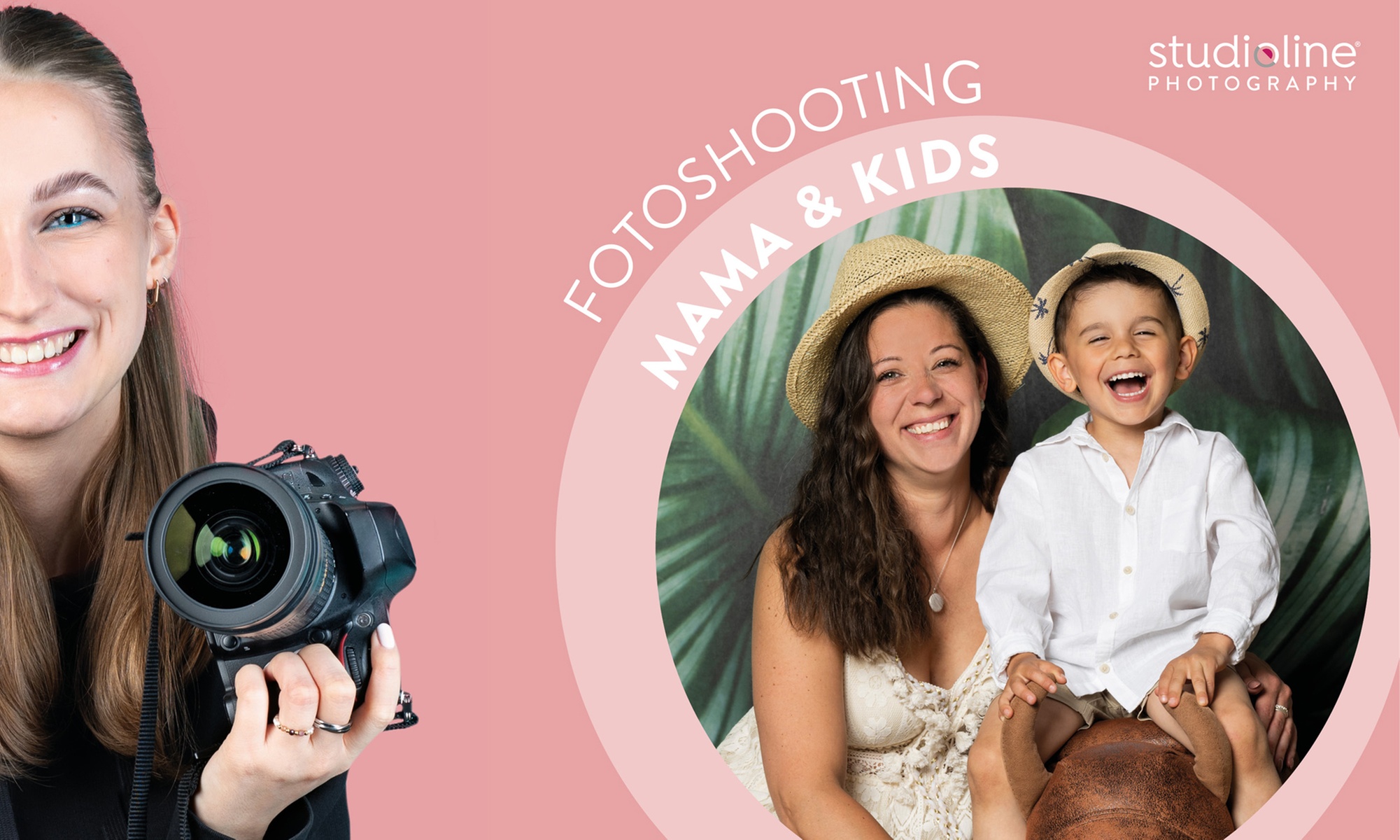 60 Min. studioline PHOTOGRAPHY Fotoshooting Erlebnis + Goldcard