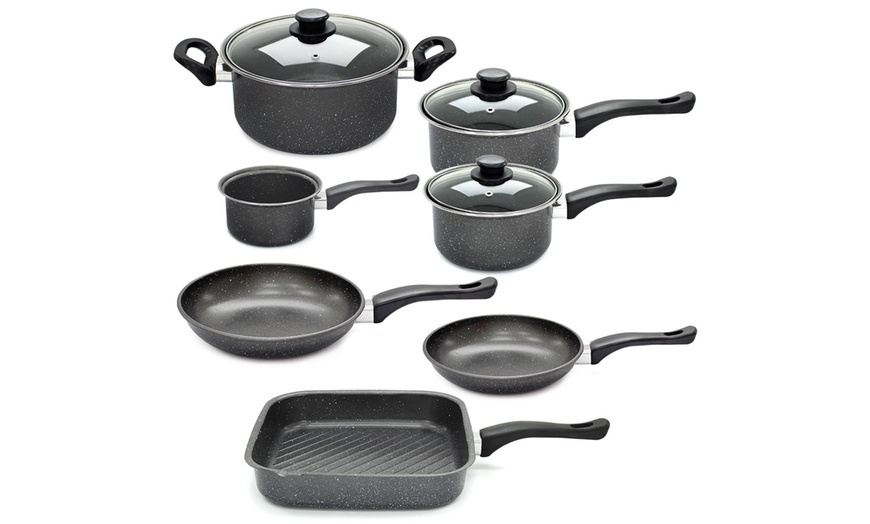 Image 7: 10-Piece Cookware Pan Set