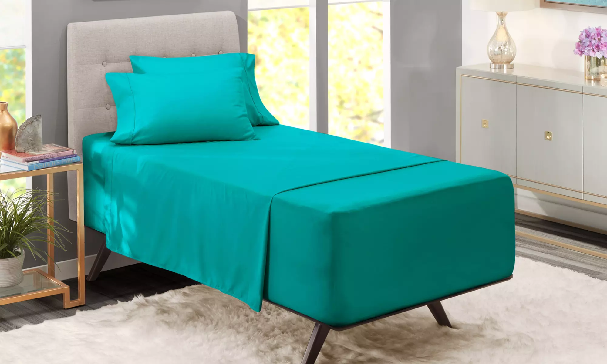 Nestl Extra Deep Pocket Sheets - 18-24 Inch Fitted Bed Sheet Set - 6 Piece